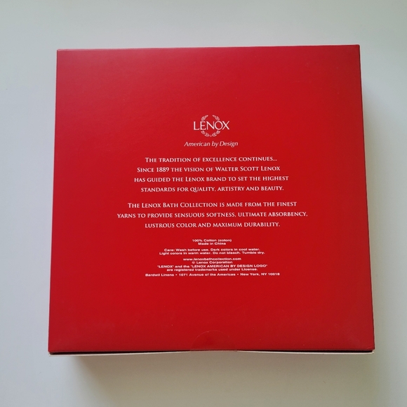 Lenox Christmas Towels Set of 2 Hand Finger Tip Holly Believe Cream Hope New - Picture 2 of 2